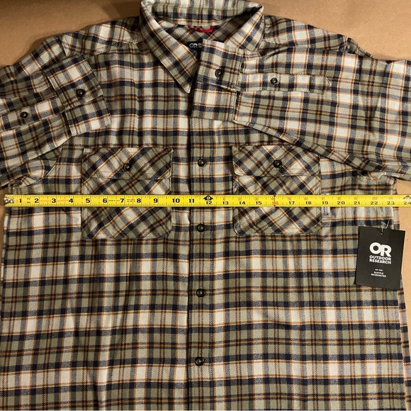 NWT Outdoor Research Flannel Twill Button down Shirt - Picture 8 of 10